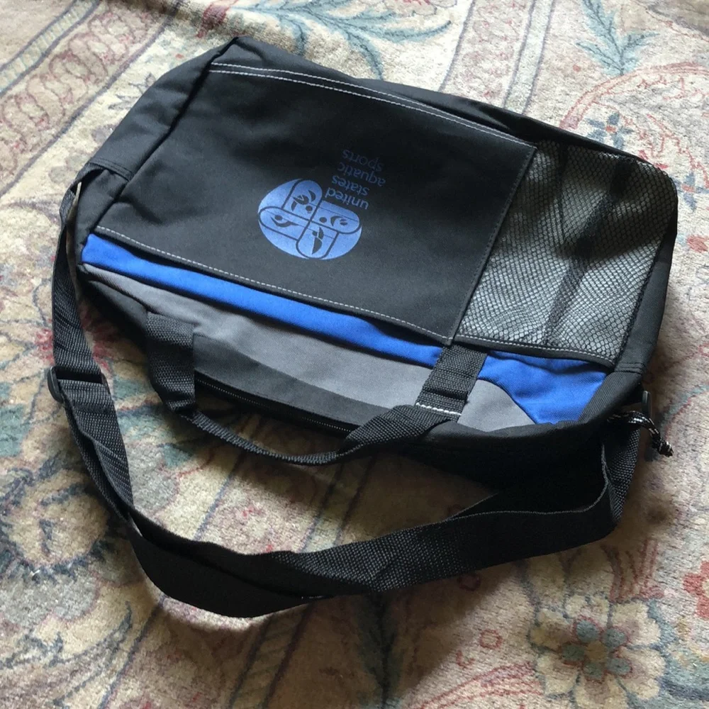 USAS United States Aquatic Sports canvas computer laptop bag